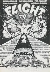 Jan de Haas, Flight to Lowlands' Paradise 2 Utrecht, 1968, poster