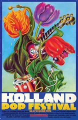 Alan Aldridge, Holland Pop Festival Rotterdam, 1970, poster