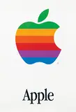 Apple by Rob Janoff & Steve P. Jobs (1955-2012, 1990, poster, sold Jul 2023