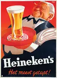Eppo Doeve, Heineken's Het meest getapt!, 1948, poster