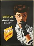 Frans Mettes, Virginia Sketch apart van smaak, 1957, poster