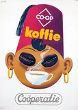 Advertising Agency Publi, co-op koffie Coöperatie, 1955, poster