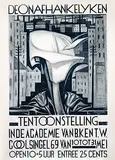 Willem Klyn, De Onafhankelyken Tentoonstelling Rotterdam, 1921, poster