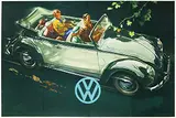 Victor Mundorff, Volkswagen (Beetle convertible), 1950, poster