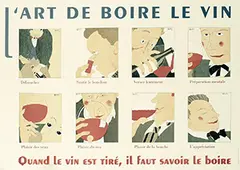 Charles Martin, L'art de Boire le Vin, poster