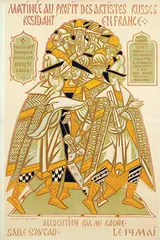 Dimitri S. Stelletsky, Matinée au profit des artistes Russes residant en France, poster