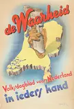Beker, de Waarheid Volksdagblad voor Nederland, 1945, poster