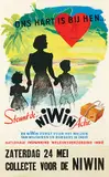 Steunt de niWin Actie (Nationale Inspanning Welzijnsverzorging Indië) by Advertising Agency Wilm Pätz, poster, sold Jul 2023