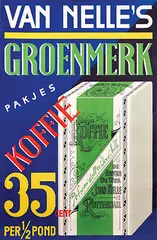 Jacob Jongert, Van Nelle's Groenmerk Pakjes Koffie, poster