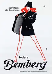 René Gruau, Bemberg fodera (jacket linings), poster