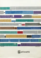 Giovanni Pintori, Olivetti Torino (typewriters), 1960, poster