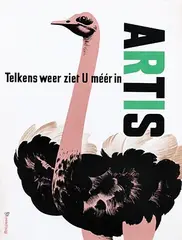 Hans Bolleman, Telkens weer ziet U méér in Artis, 1967, poster