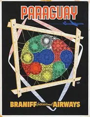 Fabio Viscogliosi, Braniff International Airways Paraguay, poster