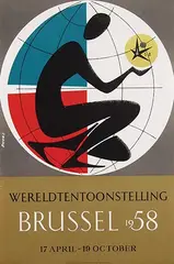 Jacques Richez, Wereldtentoonstelling Brussel, 1958, poster