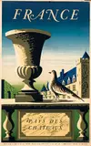 Jean Picart Le Doux, France Pays des Chateaux, 1950, poster