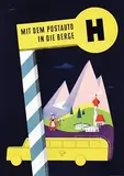 Eugene M. Cordier, Mit dem Postauto in die Berge, poster