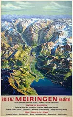 Max Bieder, Meiringen Haslital Berner Oberland, poster