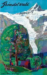Hugo Wetli, Grindelwald, 1957, poster