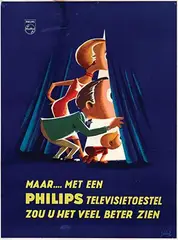 Joop Geesink, Maar met een Philips Televisietoestel zou U het veel beter zien, poster