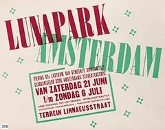Cornelius van Velsen, Lunapark Amsterdam 63e Lustrum van Gemeente Universiteit Amsterdams Studentencorps, 1947, poster