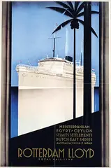 Rotterdamsche Lloyd Sumatra Java by Johann A.W. von Stein, poster, sold Jul 2023
