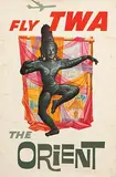 David F. Klein, Fly TWA The Orient, poster