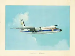 Reinier Stoop, Indian Airlines Fokker Friendship F-27, poster