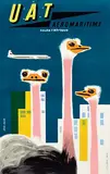 Jean Colin, UAT Aéromaritime toute l'Afrique (ostrich), poster