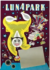 Gerard Douwe, Lunapark Amsterdam, poster