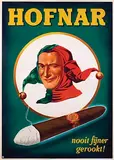 Frans Mettes, Hofnar nooit fijner gerookt!, 1954, poster