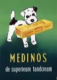 Gerrit A. Dorant, Medinos de superieure tandcream Amersfoort, 1942, poster