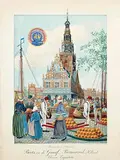 Willem Frederik Winter, Kaasmarkt te Alkmaar, poster