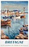 Edmond Ceria, Chemins de Fer Bretagne, 1953, poster