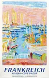 Jules Cavaillès, Frankreich Riviera-Côte D'Azur, 1953, poster