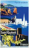 Herman Verbaere, Saint-Raphaël Cote D'Azur France, poster