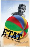 Pierre Fix-Masseau, Etat Le Réseau de la Mer, 1935, poster