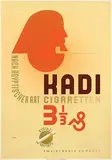 Ottomar C.J. Anton, Nach Ägyptischer Art Kadi Cigaretten 3 1/3 Kyriazi, poster