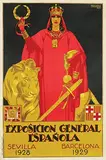 Rafael de Penagos, Exposicion General Española Sevilla 1928 Barcelone 1929, poster
