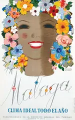 Teodoro Delgado, Malaga, poster