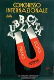Severo Pozzati, Congresso Internazionale della Pubblicitá Milano Roma, 1933, poster