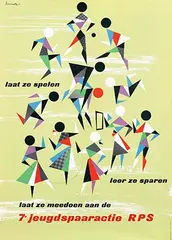 Louis Emmerik, 7e jeugdspaaractie RPS, 1955, poster
