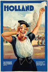 Albert Hemelman, The Netherlands Railways Holland Chrysler Building New York N.Y., poster