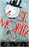 Charles Kuhn, St. Moritz, 1928, poster