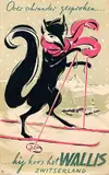 Wallis Zwitserland by Jean & Lucien Gongoro, 1951, poster, sold Feb 2023