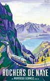 Pierre-Alexandre Junod, Rochers de Naye Montreux, 1945, poster