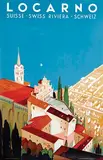 Daniele Buzzi, Locarno Swiss Riviera, 1944, poster
