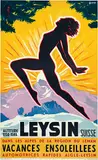 Jacomo Müller, Leysin Suisse, 1934, poster