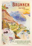 Georges Meunier, Brunnen Suisse Près Lucerne, poster