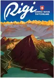 Carl F. Moos, Rigi Schweiz, 1939, poster