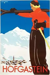 Edith Riedel & Olga Zaremba, Hofgastein, poster